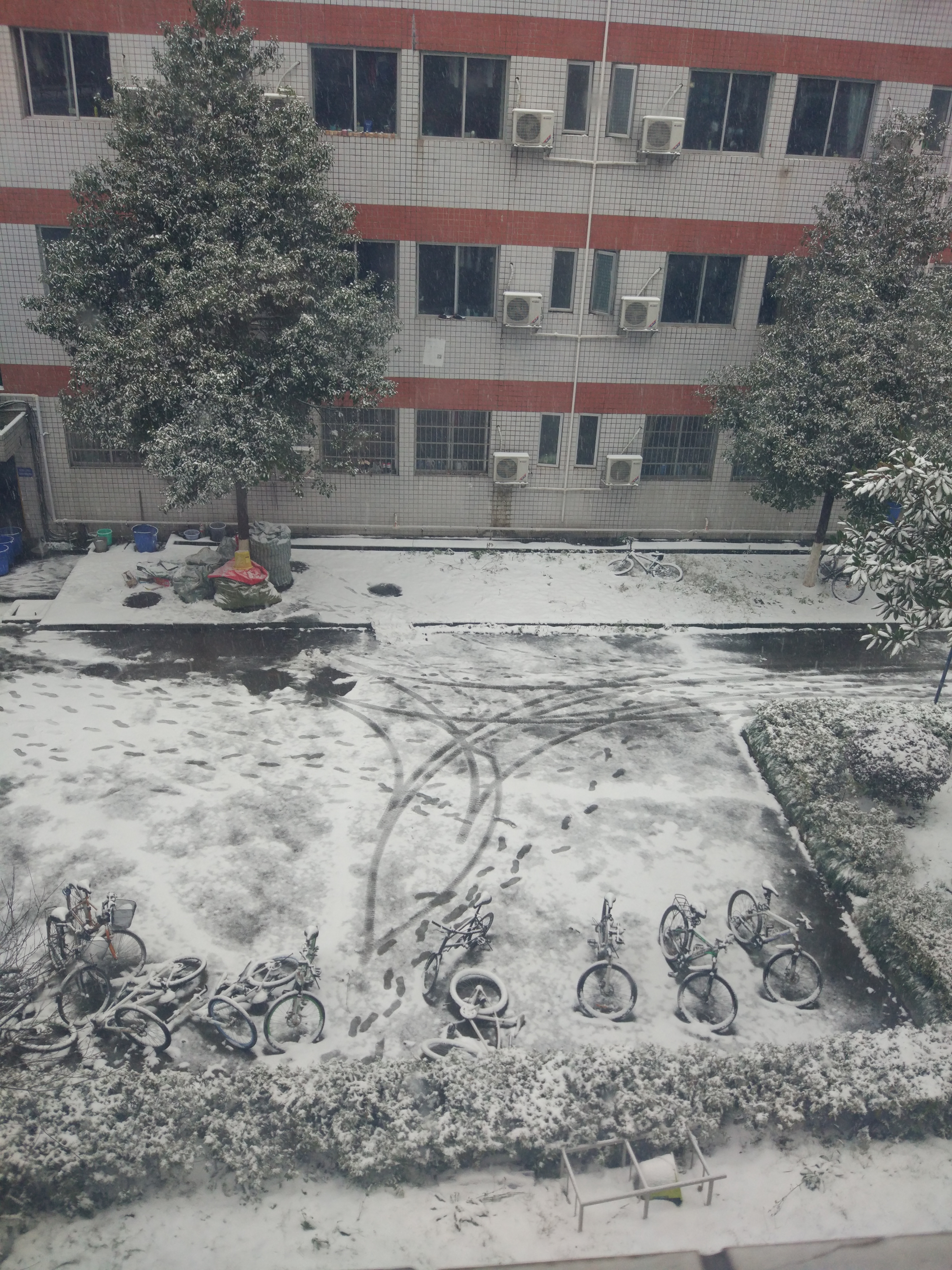 宿舍雪景